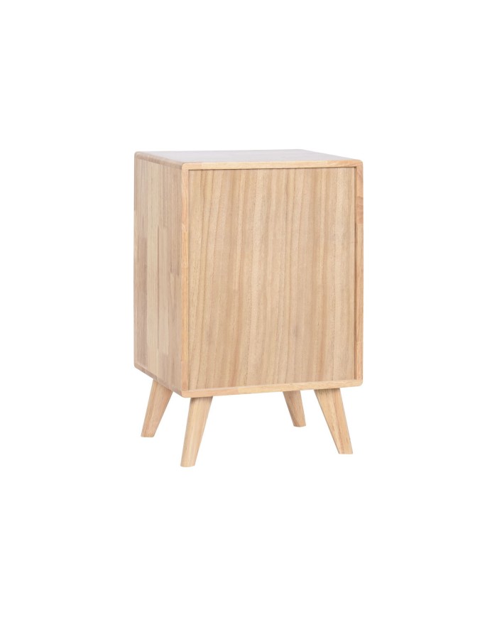 Cassettiera Home ESPRIT Naturale Metallo Legno d'albero della gomma 40 x 30 x 63 cm