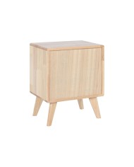 Comodino Home ESPRIT Legno Metallo Rattan 40 x 30 x 48 cm Comodino Home ESPRIT Legno Metallo Rattan 40 x 30 x 48 cm