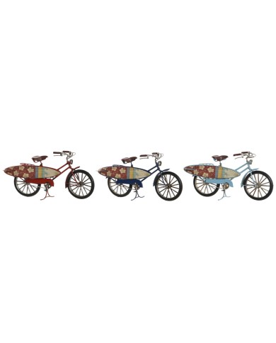 Statua Decorativa Home ESPRIT 27 x 9,5 x 14,5 cm (3 Unità) Bicicletta Statua Decorativa Home ESPRIT 27 x 9,5 x 14,5 cm (3 Unità) Bicicletta