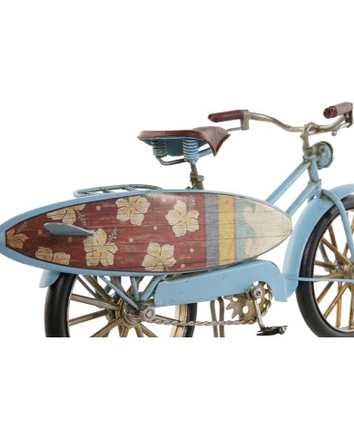 Statua Decorativa Home ESPRIT 27 x 9,5 x 14,5 cm (3 Unità) Bicicletta