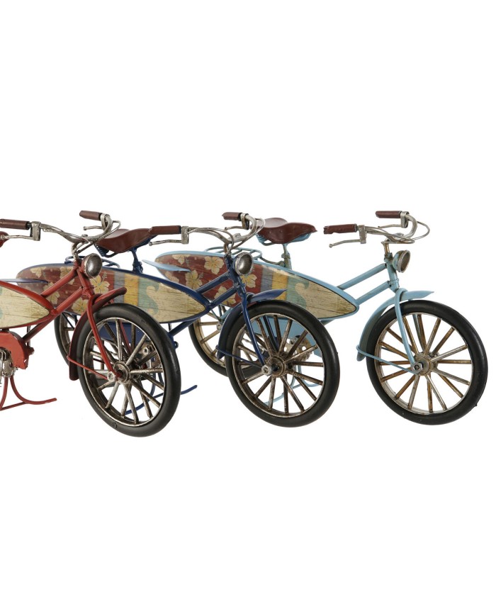 Statua Decorativa Home ESPRIT 27 x 9,5 x 14,5 cm (3 Unità) Bicicletta Statua Decorativa Home ESPRIT 27 x 9,5 x 14,5 cm (3 Unità) Bicicletta