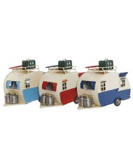 Statua Decorativa Home ESPRIT 32 x 8,5 x 13 cm (3 Unità)