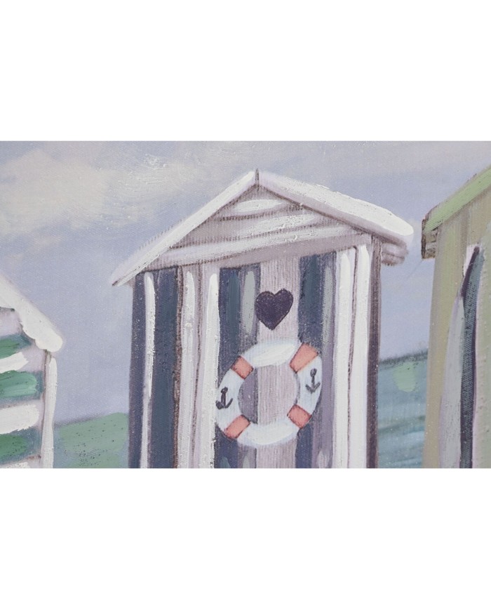 Quadro Home ESPRIT Spiaggia Mediterraneo 120 x 3 x 60 cm (2 Unità)