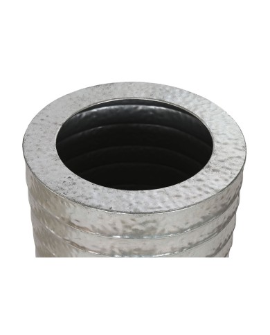 Set di vasi da fiori Home ESPRIT Argentato Metallo 51 x 51 x 123 cm Set di vasi da fiori Home ESPRIT Argentato Metallo 51 x 51 x 123 cm