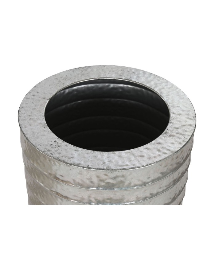 Set di vasi da fiori Home ESPRIT Argentato Metallo 51 x 51 x 123 cm