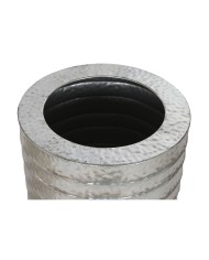 Set di vasi da fiori Home ESPRIT Argentato Metallo 51 x 51 x 123 cm