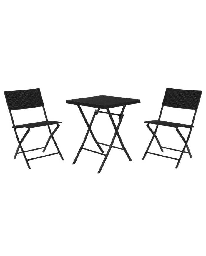 Mobili da giardino Home ESPRIT Nero 58 x 58 x 71,5 cm Mobili da giardino Home ESPRIT Nero 58 x 58 x 71,5 cm