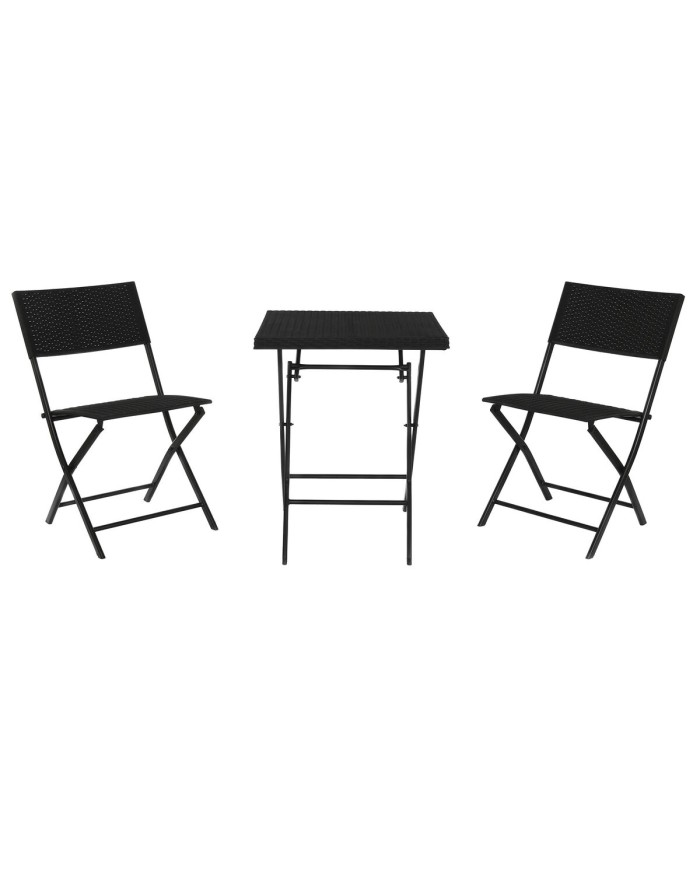 Mobili da giardino Home ESPRIT Nero 58 x 58 x 71,5 cm Mobili da giardino Home ESPRIT Nero 58 x 58 x 71,5 cm