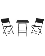 Mobili da giardino Home ESPRIT Nero 58 x 58 x 71,5 cm Mobili da giardino Home ESPRIT Nero 58 x 58 x 71,5 cm