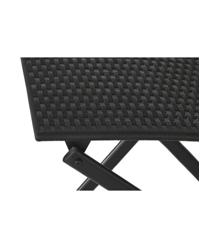 Mobili da giardino Home ESPRIT Nero 58 x 58 x 71,5 cm Mobili da giardino Home ESPRIT Nero 58 x 58 x 71,5 cm