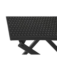 Mobili da giardino Home ESPRIT Nero 58 x 58 x 71,5 cm Mobili da giardino Home ESPRIT Nero 58 x 58 x 71,5 cm