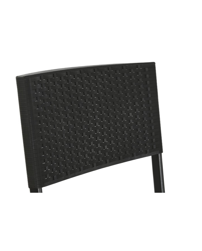 Mobili da giardino Home ESPRIT Nero 58 x 58 x 71,5 cm Mobili da giardino Home ESPRIT Nero 58 x 58 x 71,5 cm