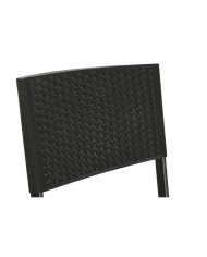 Mobili da giardino Home ESPRIT Nero 58 x 58 x 71,5 cm Mobili da giardino Home ESPRIT Nero 58 x 58 x 71,5 cm