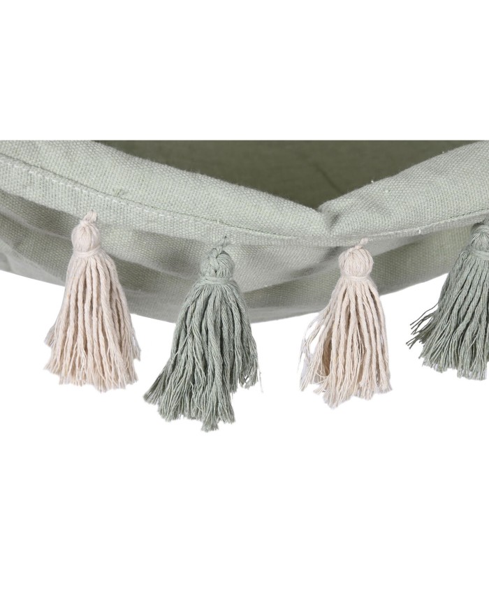 Sedia da giardino Home ESPRIT Verde Cotone Legno 100 x 50 x 135 cm Sedia da giardino Home ESPRIT Verde Cotone Legno 100 x 50 x 135 cm