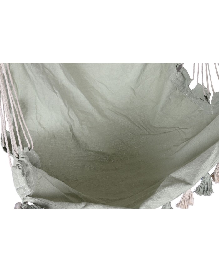 Sedia da giardino Home ESPRIT Verde Cotone Legno 100 x 50 x 135 cm Sedia da giardino Home ESPRIT Verde Cotone Legno 100 x 50 x 135 cm