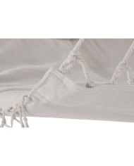 Sedia da giardino Home ESPRIT Bianco Naturale Cotone Legno 90 x 50 x 130 cm Sedia da giardino Home ESPRIT Bianco Naturale Cotone Legno 90 x 50 x 130 cm