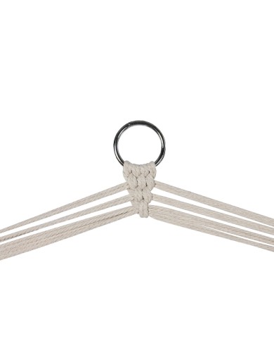 Sedia da giardino Home ESPRIT Bianco Naturale Cotone Legno 90 x 50 x 130 cm Sedia da giardino Home ESPRIT Bianco Naturale Cotone Legno 90 x 50 x 130 cm