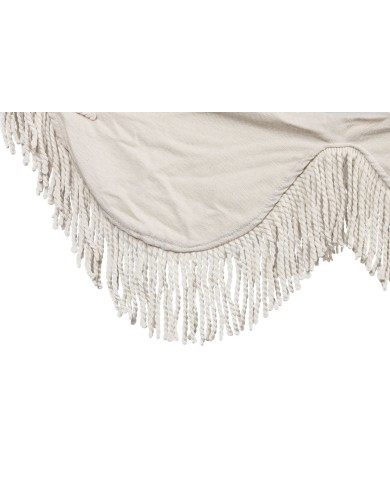 Amaca Home ESPRIT Bianco Frange 200 x 100 x 5 cm