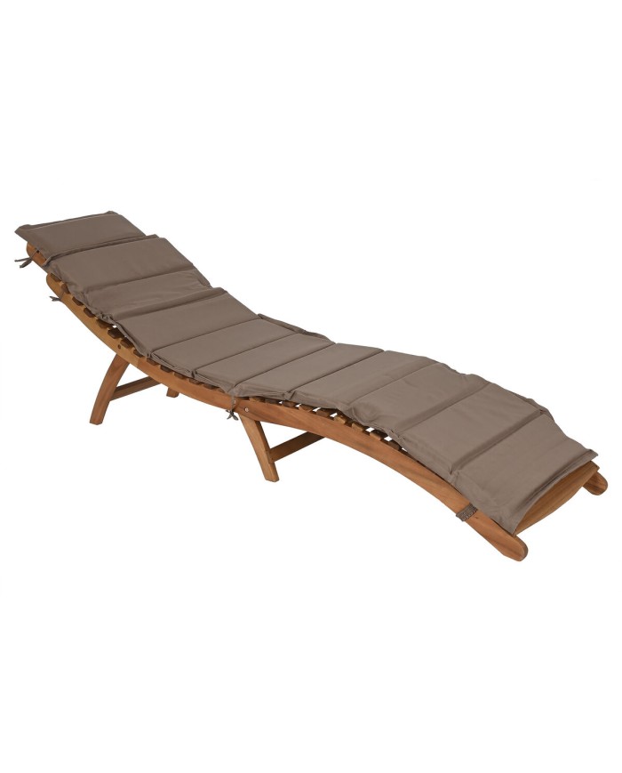 Lettino Home ESPRIT Marrone Beige 191 x 54 x 61 cm