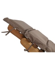 Lettino Home ESPRIT Marrone Beige 191 x 54 x 61 cm