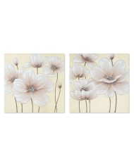 Quadro Home ESPRIT Shabby Chic 80 x 3 x 80 cm (2 Unità) Quadro Home ESPRIT Shabby Chic 80 x 3 x 80 cm (2 Unità)