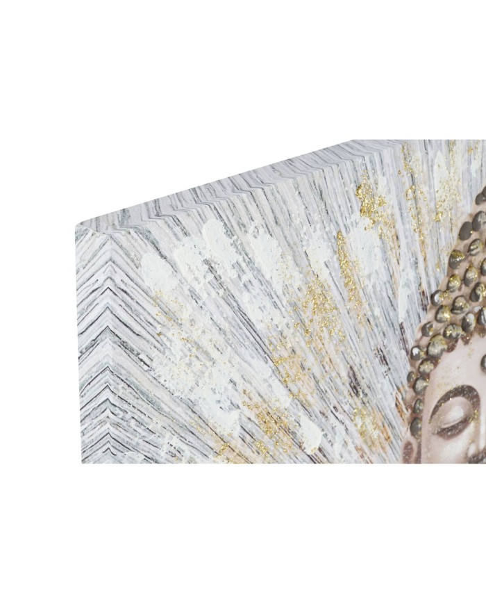 Quadro Home ESPRIT Buddha Orientale 70 x 3 x 100 cm (2 Unità)