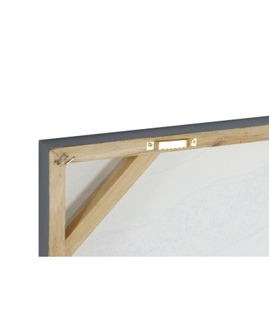 Quadro Home ESPRIT Astratto 80 x 3 x 80 cm (2 Unità)