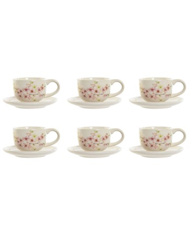 Set di Tazze da Caffè Home ESPRIT Giallo Bianco Rosa Lilla Metallo Dolomite 180 ml Set di Tazze da Caffè Home ESPRIT Giallo Bianco Rosa Lilla Metallo Dolomite 180 ml