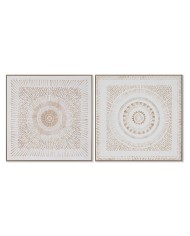 Quadro Home ESPRIT Moderno 80 x 2,5 x 120 cm (2 Unità)