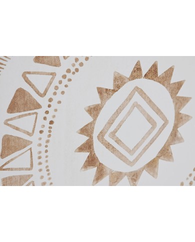 Quadro Home ESPRIT Mandala Scandinavo 100 x 4 x 100 cm (2 Unità)