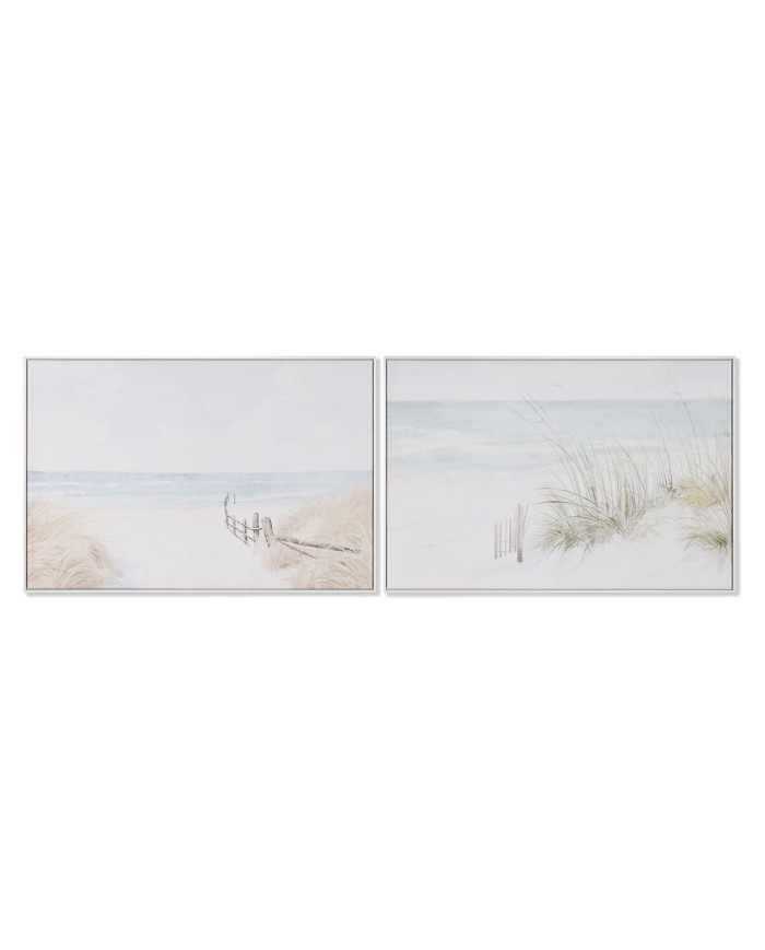 Quadro Home ESPRIT Spiaggia Mediterraneo 120 x 4 x 80 cm (2 Unità) Quadro Home ESPRIT Spiaggia Mediterraneo 120 x 4 x 80 cm (2 Unità)