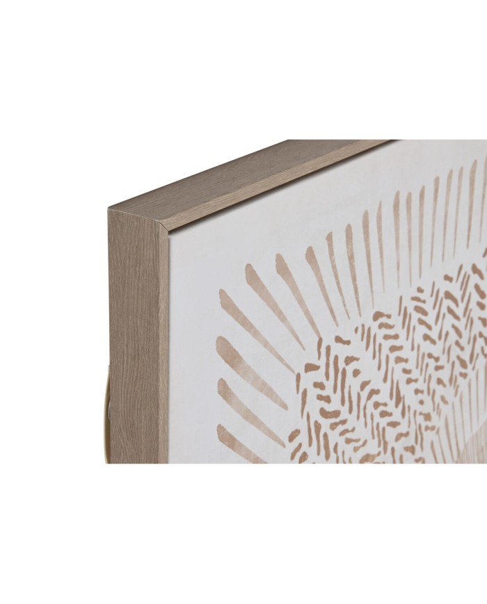 Quadro Home ESPRIT Mandala Scandinavo 100 x 4 x 100 cm (2 Unità) Quadro Home ESPRIT Mandala Scandinavo 100 x 4 x 100 cm (2 Unità)