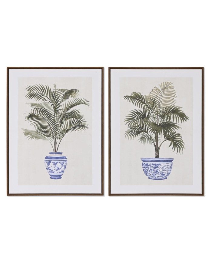Quadro Home ESPRIT Palme Coloniale 60 x 4 x 80 cm (2 Unità) Quadro Home ESPRIT Palme Coloniale 60 x 4 x 80 cm (2 Unità)