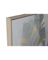 Quadro Home ESPRIT Palme Dorato Tropicale 90 x 4 x 120 cm (2 Unità)