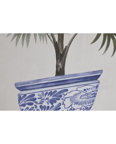 Quadro Home ESPRIT Palme Coloniale 60 x 4 x 80 cm (2 Unità)