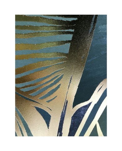 Set di 3 quadri Home ESPRIT Palme Tropicale 180 x 4 x 120 cm (3 Pezzi)