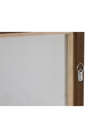 Set di 3 quadri Home ESPRIT Tropicale 180 x 4 x 120 cm (3 Pezzi)