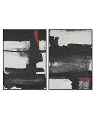 Quadro Home ESPRIT Astratto Città 100 x 4 x 100 cm (2 Unità) Quadro Home ESPRIT Astratto Città 100 x 4 x 100 cm (2 Unità)