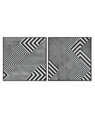 Quadro Home ESPRIT Astratto Città 100 x 4 x 140 cm (2 Unità) Quadro Home ESPRIT Astratto Città 100 x 4 x 140 cm (2 Unità)