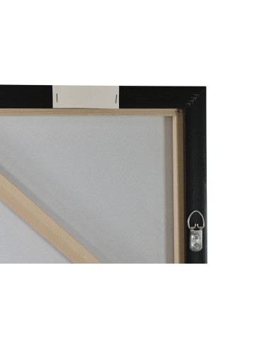 Quadro Home ESPRIT Astratto Città 100 x 4 x 140 cm (2 Unità)