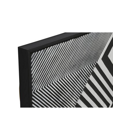 Quadro Home ESPRIT Astratto Moderno 100 x 4 x 100 cm (2 Unità)