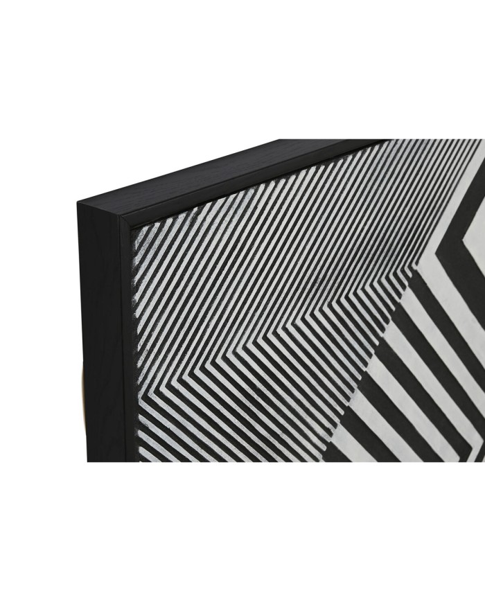 Quadro Home ESPRIT Astratto Moderno 100 x 4 x 100 cm (2 Unità) Quadro Home ESPRIT Astratto Moderno 100 x 4 x 100 cm (2 Unità)