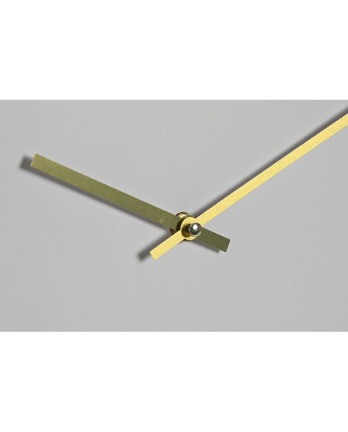 Orologio da Parete Home ESPRIT Bianco Dorato PVC 30 x 4 x 30 cm (2 Unità)