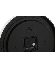 Orologio da Parete Home ESPRIT Bianco Dorato Argentato PVC 30 x 4 x 30 cm (2 Unità)