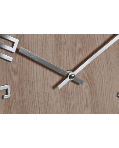 Orologio da Parete Home ESPRIT Bianco Dorato Argentato PVC 30 x 4 x 30 cm (2 Unità)