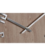 Orologio da Parete Home ESPRIT Bianco Dorato Argentato PVC 30 x 4 x 30 cm (2 Unità)