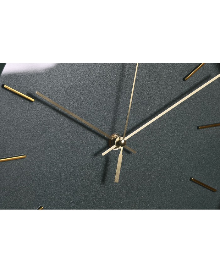 Orologio da Parete Home ESPRIT Verde Rosa PVC Moderno 30 x 4 x 30 cm (2 Unità)