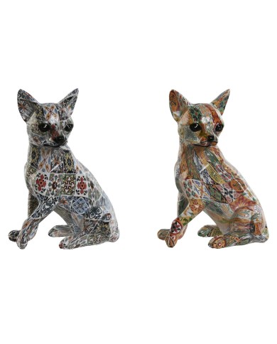 Statua Decorativa Home ESPRIT Multicolore Cane Mediterraneo 12 x 10 x 16 cm (2 Unità) Statua Decorativa Home ESPRIT Multicolore Cane Mediterraneo 12 x 10 x 16 cm (2 Unità)