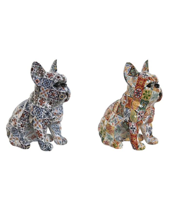 Statua Decorativa Home ESPRIT Multicolore Cane Mediterraneo 10 x 13 x 16 cm (2 Unità) Statua Decorativa Home ESPRIT Multicolore Cane Mediterraneo 10 x 13 x 16 cm (2 Unità)