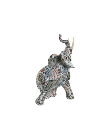 Statua Decorativa Home ESPRIT Multicolore Elefante Mediterraneo 16 x 7 x 17 cm (2 Unità) Statua Decorativa Home ESPRIT Multicolore Elefante Mediterraneo 16 x 7 x 17 cm (2 Unità)